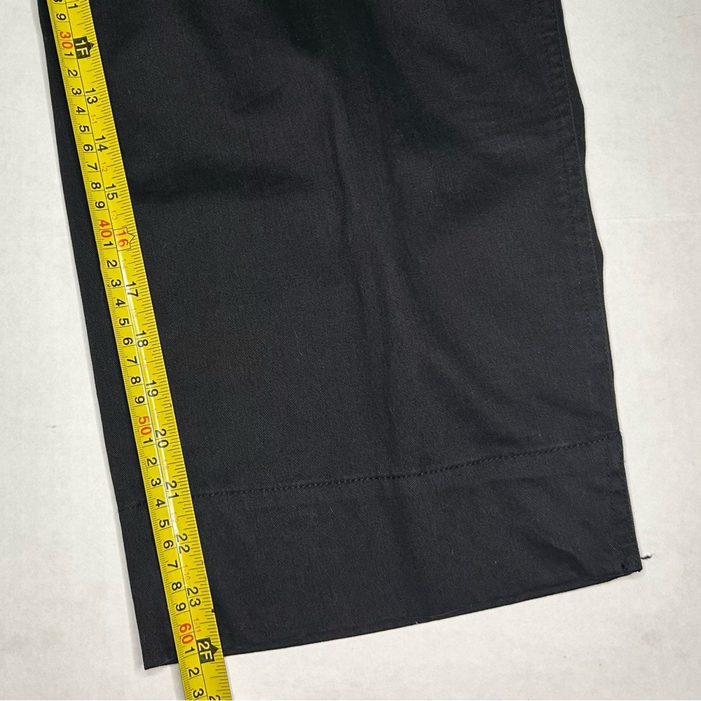 bill blass Women's Size 14 Black Carpenter-Pants-Style Wide-Leg Chinos - Picture 13 of 14
